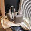 Explosiones de Comercio Exterior Bolso Cesta de Verduras Grano de Vaca Moda Nicho Versátil Bolso Cubo Sentido de Alta Gama Venta Barata Bolso Madre para Mujeres