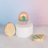 Ovos de Páscoa de Madeira em Formato de Ovo - Ornamentos Populares Transfronteiriços - Artesanato para Decoração de Casa de Fazenda - Lascas de Madeira para Pintura e Grafite Infantil