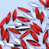 Rhinestones acrílicos con forma de gota de agua de 4*15 mm con base plana, sin agujeros, para fundas de teléfono DIY, ropa, zapatos, accesorios y decoraciones de manualidades