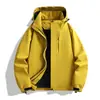 Chaqueta de hombre tres en uno, a prueba de viento e impermeable, adecuada para otoño e invierno, conjunto de dos piezas de plumón desmontable, ropa para ciclismo y montañismo para hombres, disponible para compra en grupo