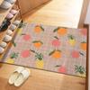 Venta al por mayor, nueva alfombra absorbente para baño con orejas de gato y dibujos animados, alfombra para puerta de entrada de casa.