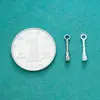 Prata Esterlina S925 Sólida Personalizado Feito à Mão Martelado Prata Palito Gota d'Água Tira Longa Franja DIY Accessories para Contas e Enfiamento