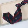 Estilo Japonês Jk/Dk Uniforme Estilo Preppy Britânico Listrado Básico Gravata Amarrada à Mão Azul Marinho Vermelho Escuro Gravata de Casal