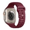 Correa de Silicona de Tres Perlas de un Solo Color Adecuada para Apple Watch 9 10 11 iWatch Ultra Pulsera de Color Sólido de Tres Perlas