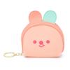 Desenho Animado Cor Gelatina Fofo Animal Porta-Moedas Presente Casal Zíper Pequena Bolsa Sapo Coelho Bolsa para Moedas Processamento