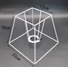 Lámpara de mesa Accesorios DIY Película Lámpara de ambiente Soporte Gancho Flor Marco de hierro Cuerda de cáñamo trenzada Pantalla de lámpara hecha a mano en relieve