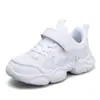 8855 Zapatos Deportivos para Correr para Niños Medianos y Grandes, Zapatos para Niños de Exportación, Tenis Blancos para Niños, Zapatos Deportivos Blancos de Malla Transpirable para Niños, Blanco