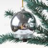 Marcado Láser Bola de Cristal Navideña con Grabado de Luz Bola Colgante Navideña Decoración de Cristal Navideña Hecha a Mano