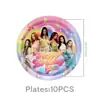 Amazon Katseye Grupo de Meninas Tema K-POP Festa de Aniversário Decorações Pratos de Papel Copos de Papel Balões Faixas Recortes