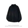Camisa tipo polo de manga larga para hombre transfronteriza, camiseta para hombres y adolescentes, sudadera con cuello henley, camisa base de trabajo pesado con hombros normales y cuello alto