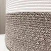 Cesta de Cuerda de Algodón para Ropa Sucia Cesta de Almacenamiento Tejida Nórdica Cesta Grande de Almacenamiento de Juguetes para Dormitorio Cesta Tejida Transfronteriza para Ropa Sucia Venta al por Mayor