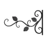 Cesta de Flores de Hierro para Montar en la Pared Decoración de Pared Cesta Colgante Estante para Flores Estante Colgante de Metal para Flores