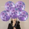 Globo de película de aluminio de dibujos animados sosteniendo 18 pulgadas apertura escolar de jardín de infantes centro comercial 61 juguetes para niños para empujar pequeños regalos