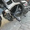 Adecuado para Motocicleta Wuji 500Ac Parachoques Barra Protectora Delantera, Barra Protectora de Competición, Barra Única, Barra Anticaídas, Accesorios de Modificación