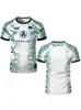 2025 Amazon Teum Export Transfronterizo Impresión Digital 3D Camiseta Casual de Manga Corta con Cuello Redondo Personalizada para Hombre