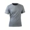 Camiseta Casual Masculina Temu Transpirável de Secagem Rápida Manga Curta Fitness Corrida Esportes Ajustada Top para Treinamento de Basquete