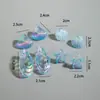 Aretes Europeos y Americanos Transfronterizos Frescos y Dulces Viento de Playa Estrella de Mar Concha Acrílico Viento Vacacional Pendientes con Colgante de Caracola