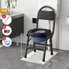 Cadeira de Banheiro para Idosos e Gestantes Doméstica Móvel Banheiro Cadeira Antiderrapante Reforçada Dobrável Prova de Salpicos Cadeira de Banheiro Resistente
