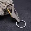 Venda Direta de Fábrica Chaveiro de Metal Argola de Chave Fivela de Cinto Masculina Criativa Pequenos Presentes Promocionais com Logotipo da Empresa Gravado