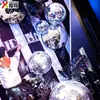 Bola Espelhada Discoball Bola Refletiva Bar Ktv Mosaico Bola Laser Decoração de Palco de Casamento Bola de Natal de Vidro