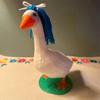 Comércio exterior Amazon Cross-border Hot Sale Handmade Crocheted American Goose Peruca Chapéu Bonito Decorativo Pet Chapéu