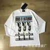 Erd Americano Melancólico Rico Segunda Generación Holgado Casual Versátil Diseño de Nicho Camiseta Base Otoño e Invierno Camiseta Transfronterizo