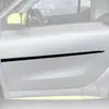 Adecuado para 16-21 Mercedes-Benz smart tira lateral exterior de la puerta negro piano negro brillante accesorios de decoración de modificación del interior del coche