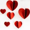 Decoración romántica de Tanabata para San Valentín, propuesta de noviazgo, fiesta, estéreo, amor, boda, habitación, flores colgantes, decoración 3D