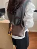 Moda 2026 Transfronteriza Bolso de Mano Elegante Simple Bolso Cruzado de Gran Capacidad Bolso de Cubo de Hombro Único