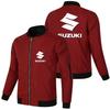 23 masculino transfronteiriço preto esportivo plus size moderno comércio exterior zíper solto estilo punk motociclista logo de carro jaqueta europeia e americana