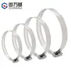 Abraçadeira de Mangueira de Aço Inoxidável 304 Abraçadeira 201 Fivela de Tubo de Gás Tubo de Água Abraçadeira Viva Abraçadeira Apertada Abraçadeira de Clipe Fixo Braçadeira Forte para Tubo