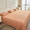 Hoja individual de algodón puro clase A, ampliada y ensanchada para kang, dormitorio estudiantil, color sólido, algodón engrosado, sábana de tres piezas para tatami