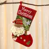 Meias de Natal, Sacolas de Presente de Natal, Meias Pequenas de Natal, Enfeites de Árvore de Natal, Itens Decorativos, Meias de Juta
