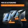 Adecuado para Dji Action Camera Action5Pro Película Protectora de Pantalla Película Templada para Pantalla y Lente Anti-Arañazos