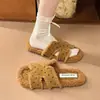Pantuflas de Peluche de Hada con Lunares Franceses 2026 para Mujeres Embarazadas Ropa de Exterior para Mujer Estilo de Fondo Plano Otoño/Invierno Pantuflas de Algodón Chanclas Nuevo Estilo