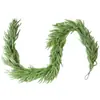 Adornos Navideños de Enredadera Artificiales, Decoraciones de Enredadera Artificiales, Plantas Verdes Falsas, Enredaderas Artificiales de Pino y Ciprés