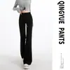 Pantalones casuales acampanados, nuevo estilo 2026, corte ajustado, versátiles, casuales y favorecedores para el trabajo, haciendo que las piernas parezcan más largas