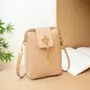 2026 Estilo Coreano Nuevo Temperamento Bolso para Teléfono de Moda Estampado Bolso Pequeño Estilo Solapa Bolso de Mujer Bolso de Hombro Cruzado Dropshipping
