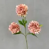 Flores de Peonía Corona Artificial Arreglo Floral de Boda Ramo Decorativo Decoración del Hogar Arreglo Floral Flores Artificiales Flores de Seda Hechas a Mano