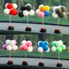 Suministro directo de fábrica adornos para coche luz para coche globo de arcilla confessionario globo de cerámica suave lindo decoraciones de globo de cerámica suave decoración de coche