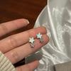 Aretes de Aguja de Plata S925 Nicho Estrella de Alta Gama Aretes Femeninos Cool 2024 Nuevos Aretes Compactos