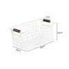 Cesta de almacenamiento de hierro estilo nórdico para ropa, baño, cocina, bocadillos, documentos y almacenamiento de escritorio