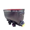 Vagão de Mineração Mgc1.8-7 Corrigido com Fundo Semi-Oval Preto, Bom para Coletar Material e Não Deixa Resíduo de Carvão Facilmente