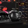 Tetera Innovadora, Encendedor de Forma Interesante, Llama Roja a Prueba de Viento, Encendedor Giratorio, Decoración de Escritorio Personalizable