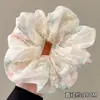 Goma de pelo retro extragrande, coletero de alta gama estilo coreano, estilo de lujo ligero y relajado, banda elástica para el pelo de alta elasticidad, accesorio para el pelo