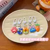 Chaveiro Cartoon Zootopia Judy Nick Bolsa de Menina Pingente Doce Donut Presente para Melhor Amigo Casal