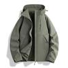 Chaqueta Luo Duo para Hombre 2025 Nueva Primavera y Otoño Juvenil Exterior Impermeable y Cortavientos Chaqueta Tres en Uno para Hombre