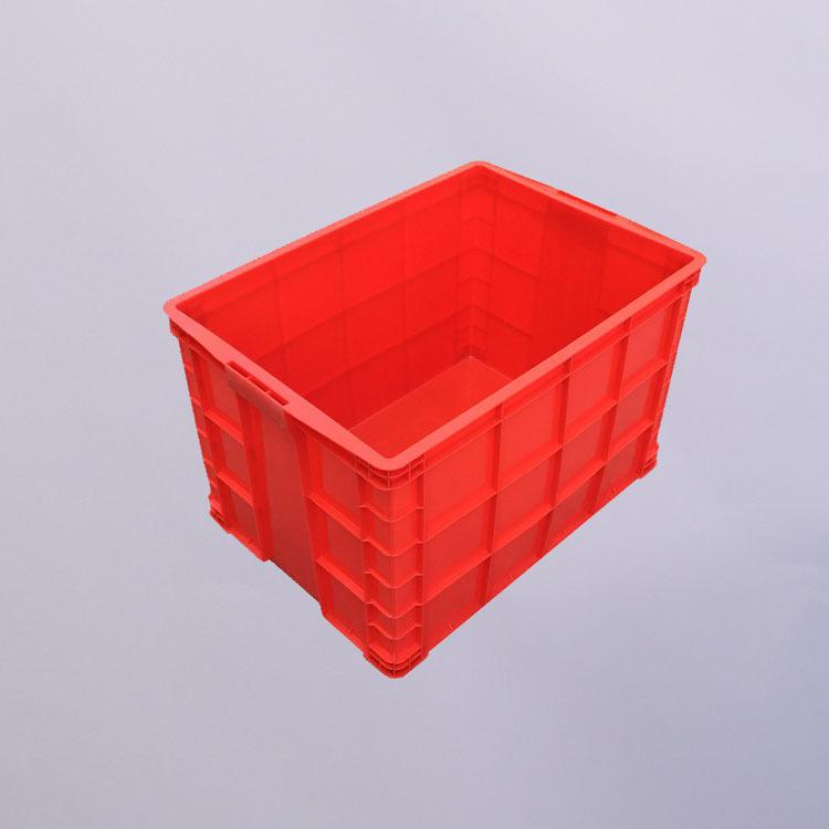 绿色周转箱加厚绿色周转箱深注塑箱HDPE聚乙烯材料
