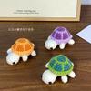 Llavero de tortuga linda transfronteriza Mini tortuga de lana tejida a ganchillo Muñeca de dibujos animados Bolso creativo Colgante terminado