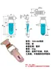 Hebilla de Resorte de Color Electroplateada de Alta Resistencia Hebilla de Pico de Pato Hebilla de Cerradura para Caja de Herramientas Hebilla de Caja Hebilla Industrial Hebilla de Cerradura Antirrobo Engrosada